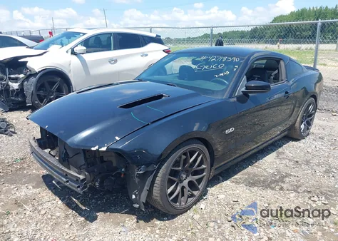 2013 Ford Mustang Gt Premium z USA, uszkodzony, nr VIN 1ZVBP8CFXD5281197